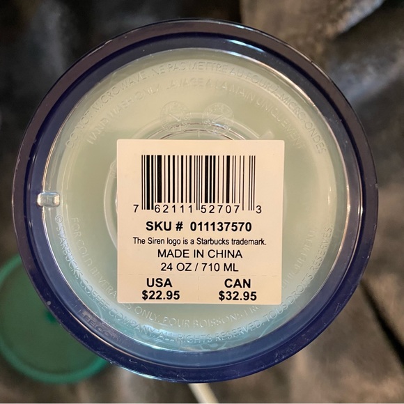 Starbucks Winter Holiday Color Changing Mint Green Venti Tumbler - Picture 3 of 14